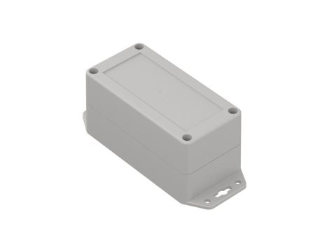 ZP120.60.60UJH TM PC - Obudowa hermetyczna ZP120.60.60 jasna z uszami z uszczelką i tulejkami mosiężnymi PC