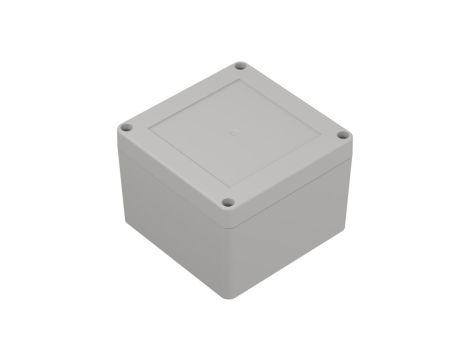 ZP105.105.75SJ-IP67 TM PC - Obudowa hermetyczna ZP105.105.75 jasna z uszczelką zalewaną i tulejkami mosiężnymi PC