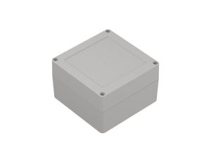 ZP120.120.75JH TM PC - Obudowa hermetyczna ZP120.120.75 jasna z uszczelką i tulejkami mosiężnymi PC