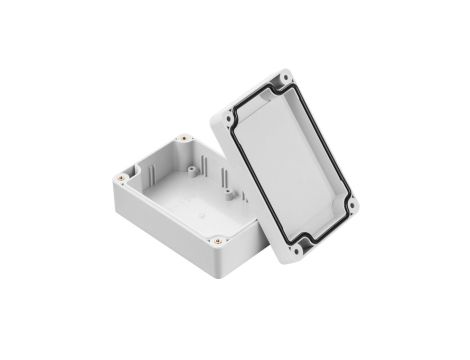 Z128SJ-IP67 TM PC - Obudowa hermetyczna Z128 jasna z uszczelką zalewaną i tulejkami mosiężnymi PC