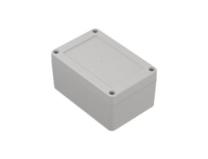 ZP120.80.60J TM PC - Obudowa plastikowa ZP120.80.60 jasna z tulejkami mosiężnymi PC