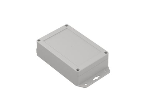 ZP150.100.45SUJp-IP67 TM PC - Obudowa hermetyczna ZP150.100.45 jasny dół z uszami - bezbarwna góra z uszczelką zalewaną i tulejk