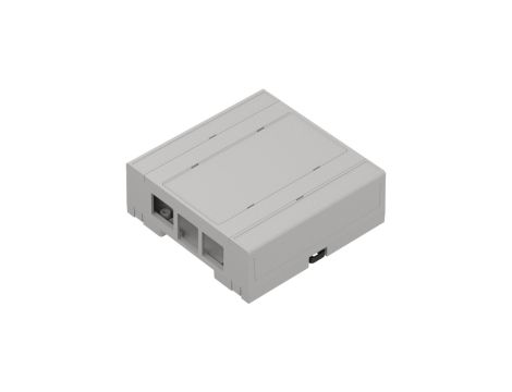 IOT.ZD3005 Pi4J ABS V0 - Obudowa modułowa na szynę iot.ZD3005 pi4 jasna ABS V0