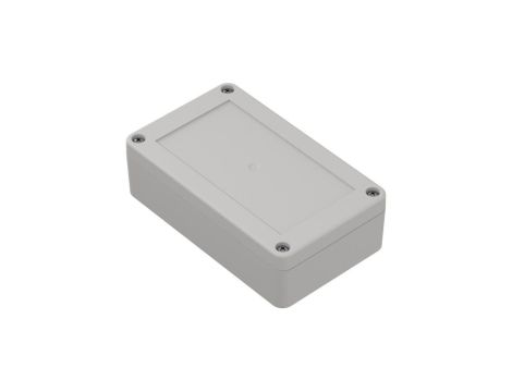 ZP125.75.37SJ-IP67 TM PC - Obudowa hermetyczna ZP125.75.37 jasna z uszczelką zalewaną i tulejkami mosiężnymi PC