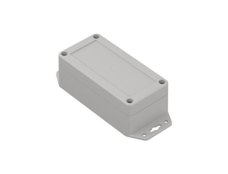 ZP120.60.45UJH TM PC - Obudowa hermetyczna ZP120.60.45 jasna z uszami z uszczelką i tulejkami mosiężnymi PC