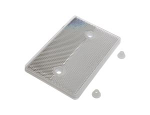 Akcesoria optyczne, odbłyśnik, 8x120x80mm, otwór na śrubę, 2xØ6,5mm, PMMA+PMMA, polaryzowany, AO000026