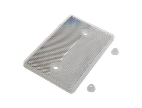 Akcesoria optyczne, odbłyśnik, 8x120x80mm, otwór na śrubę, 2xØ6,5mm, PMMA+PMMA, polaryzowany, AO000026