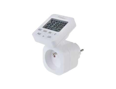 Włącznik czasowy - timer cyfrowy GreenBlue, max. obciążenie 16A, IP20, GB605 E
