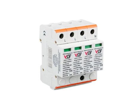 VCX Ogranicznik przepięć klasy T1T2 (B+C) 4P 8 kA