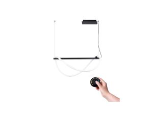 Lampa wisząca GALAKSE 84 czarna LED 2700-6500K