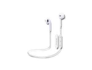 Słuchawki sportowe bezprzewodowe BT dokan. Białe 50819