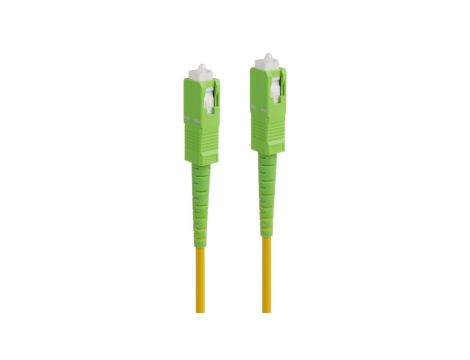 Patchcord światłowód kabel Maclean, SC/APC-SC/APC, jednomodowy, długość 15m, simplex, G657A2, MCTV-437