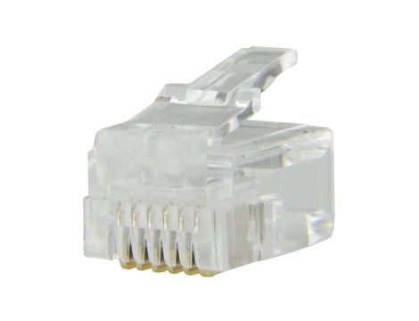 Wtyk telefoniczny RJ12 6P6C WORECZEK 50szt