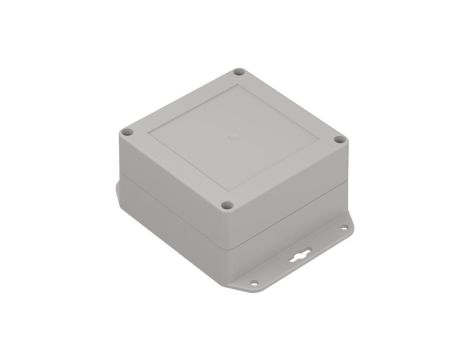 ZP105.105.60UJ TM ABS - Obudowa plastikowa ZP105.105.60 jasna z uszami i z tulejkami mosiężnymi ABS