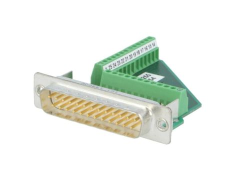 VS25ST-DSUB-MPT D-Sub, il.pinów: 25, wtyk, męskie, na przewód, zacisk śrubowy, 5A, 60V