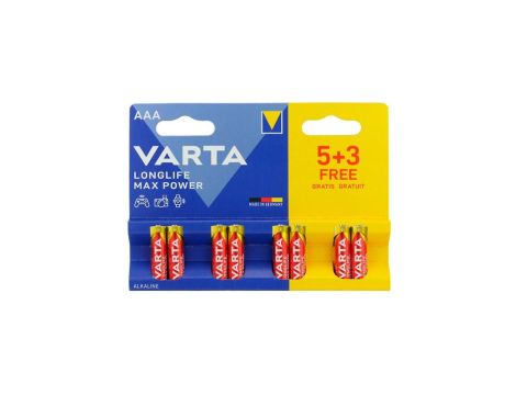 8 x baterie AAA / LR03 Varta Max Power 4703 (Max Tech)