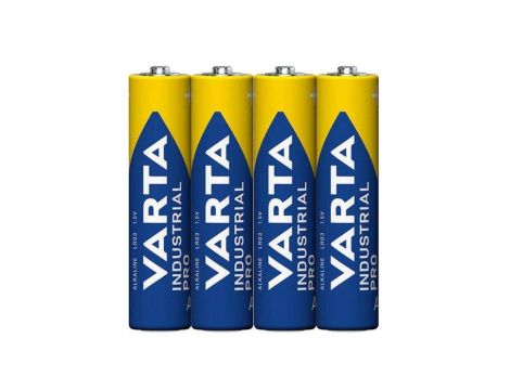 Bateria alkaliczna LR03 AAA 1,5V VARTA Industrial PRO (folia) - 4 sztuki