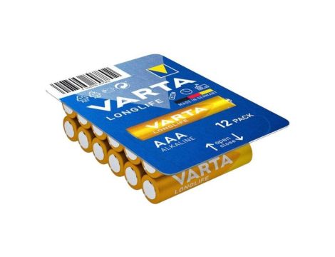 Bateria alkaliczna LR03 / AAA 1,5V LONGLIFE mini box - 12 sztuk