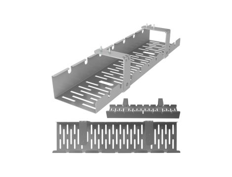 Uchwyt kablowy szary Spacetronik ERGOLINE