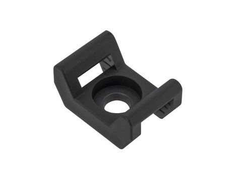 Podstawka montażowa przykręcana do opasek zaciskowych 25x16 czarny /20szt./