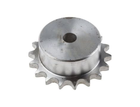 Koło łańcuchowe drabinkowe, 18 zębów, 08B-1, Pilot, śr otworu: 12mm, śr toczna: 73.14mm, Stal