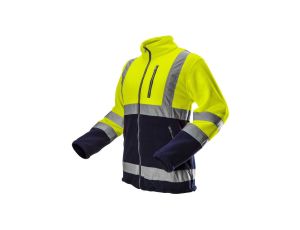 Bluza polarowa ostrzegawcza, żółta, rozmiar XXL 81-740-XXL