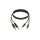 KLOTZ Kabel Audio 2x Jack 6,3mm Mono (wtyk) / 2x RCA Cinch (wtyk) 6m