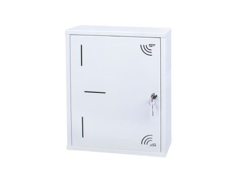 Szafka multimedialna lokalowa 340x420x90mm biała natynkowa