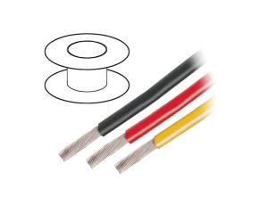 3053 GR005 Przewód na rolce o długości 30,5m linka Cu, 300V PVC zielony 20 AWG