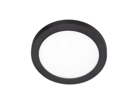 Plafon okrągły natynkowy / podtynkowy LED 2w1 18W 2150lm 4000K IP20 czarny XUDO