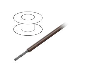 3050-BR005 Przewód na rolce 30,5m linka Cu 24AWG PVC brązowy 300V
