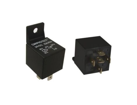 Przekaźnik samochodowy 24V 30A z uchwytem