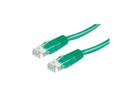 Kabel krosowy ROLINE Cat.5e (klasa D) UTP, zielony, 0,5 m