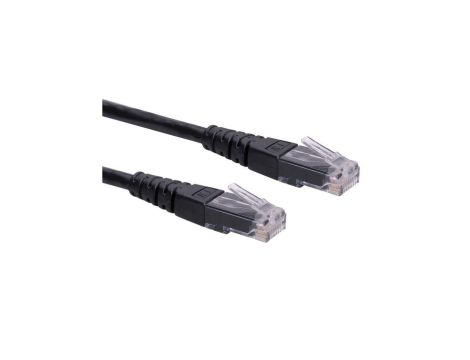 ROLINE Kabel krosowy Cat.6 UTP (klasa E), czarny, 1,5 m