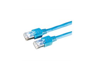 Kabel krosowy DATWYLER Cat.5e (klasa D) S/UTP, CU 5502 flex PVC, Hirose TM11, niebieski, 2 m