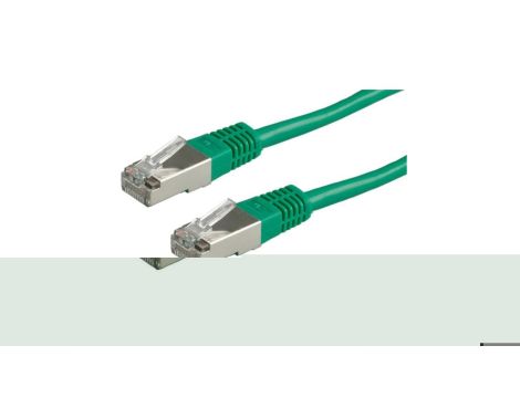 Kabel krosowy ROLINE Cat.5e (klasa D) S/FTP, zielony, 2 m