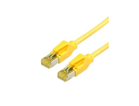 Kabel krosowy DRAKA Cat.6A (klasa EA) UC900 / HIROSE TM31, żółty, 0,5 m