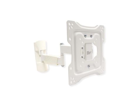 VALUE Uchwyt ścienny LCD/TV, 5 punktów obrotu, biały