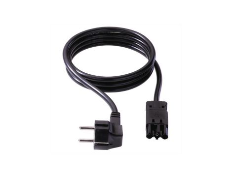 Kabel zasilający BACHMANN z uziemieniem do styków/urządzeń GST18-3, czarny, 1,5 m