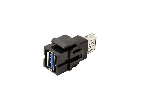 BACHMANN Złącze Keystone USB 3.0 typu A/A, zwart