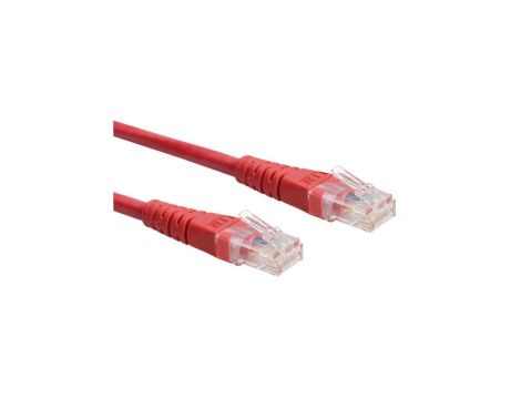 Kabel krosowy ROLINE Cat.6 UTP (klasa E), czerwony, 0,3 m
