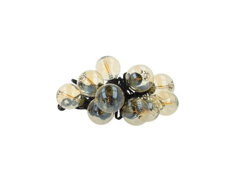 Forever Light Girlanda solarna LED SUNARI FLS-125 5,5m + 10 żarówek G40 złota IP44