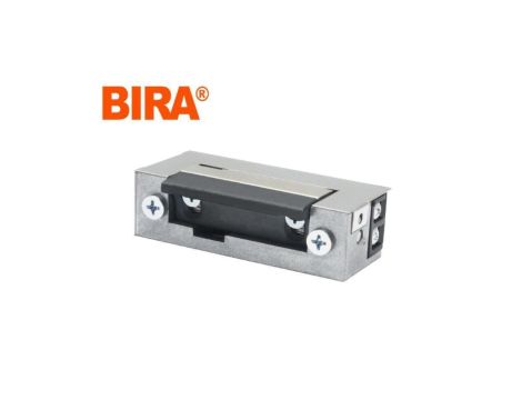 Elektrozaczep BIRA ES1-006 do furtek, ze stalowym zaczepem, niskoprądowy z pamięcią 12V DC