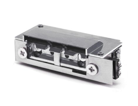 Elektrozaczep Hartte XS12UM-C wąski z monitoringiem i wyślizgiem 12V AC/DC