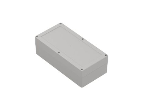 ZP240.120.75JpH TM ABS-PC - Obudowa hermetyczna ZP240.120.75 jasny dół - bezbarwna góra z uszczelką i tulejkami mosiężnymi ABS-P