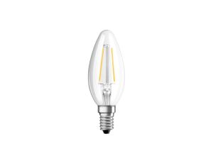 Żarówka LED E14 B35 CL 1,5W = 15W 136lm 2700K Ciepła 300 Filament OSRAM STAR