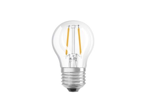 Żarówka LED E27 P45 CL 4W = 40W 470lm 2700K Ciepła 300 Filament OSRAM STAR