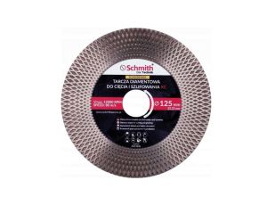 Tarcza diamentowa 125mm do cięcia szlifowania gresu kąt 45st PRO XC SCHMITH