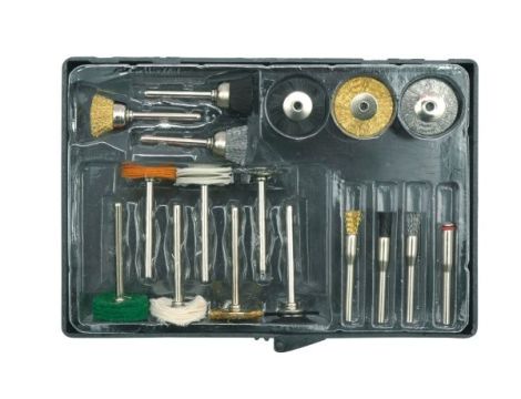 VOREL KAMIENIE SZLIFIERSKIE 17elem.  ZESTAW AKCESORIÓW DO MULTISZLIFIERKI TRZPIEŃ3,2mm  25411