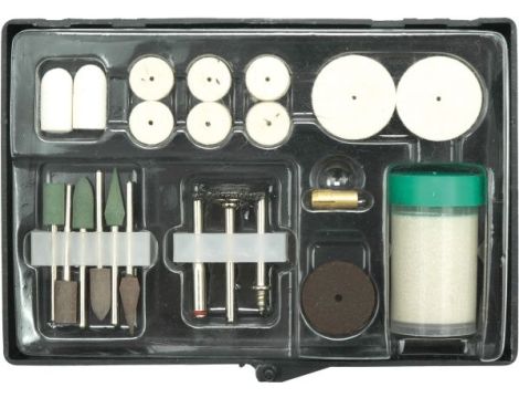 VOREL KAMIENIE SZLIFIERSKIE 22elem. ZESTAW AKCESORIÓW DO MULTISZLIFIERKI TRZPIEŃ 3,2mm   25412 - 2